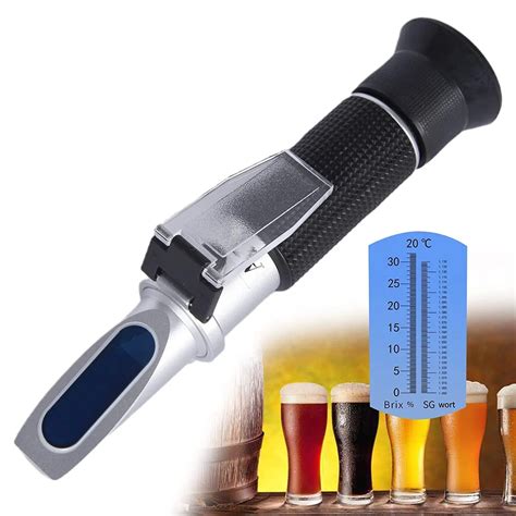 how does alcohol affect a refractometer|refractometer for beer.